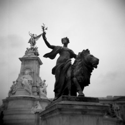 "Buckingham Palace Statues, London" by Rebecca Pavlik